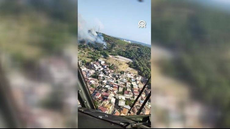 Bornova’da orman yangını - Resim: 9